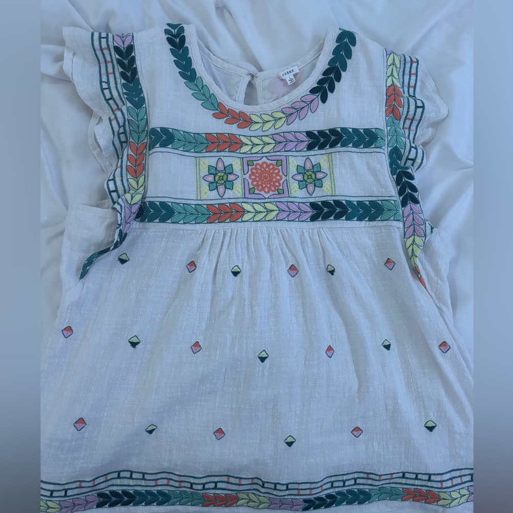 CRÉME Floral Blouse